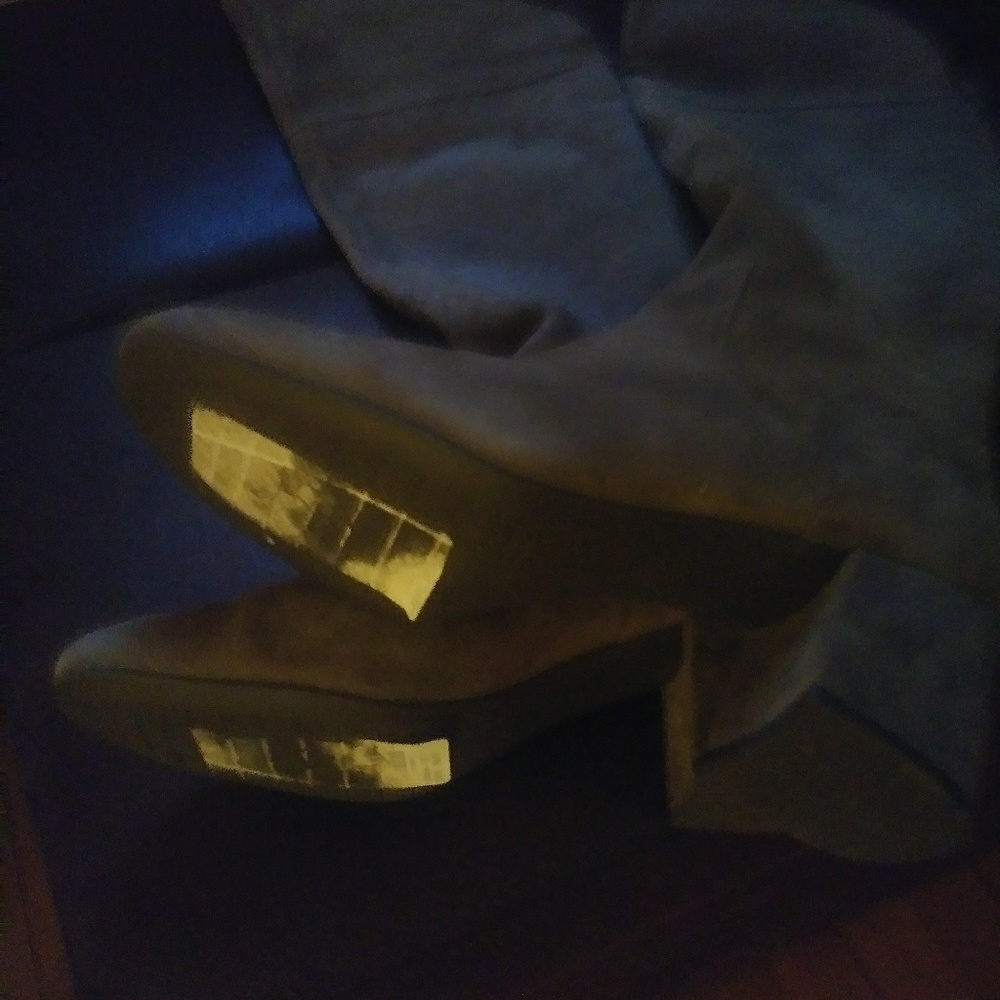 Suede over the knee boots. Size 9